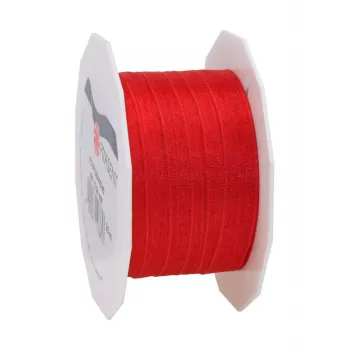 C.E. Pattberg Four Seasons lahjapaperinauha silkkinen punainen 10 mm x 25 m
