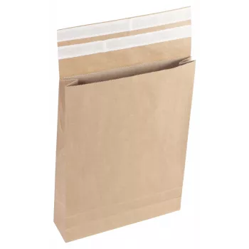 Vereinigte Papierwarenfabriken Classic taittolähetyspussi DIN B4 kaksinkertainen liimatarrakiinnitys ilman ikkunaa ruskea 5,0 cm taite (2FVMF000512)