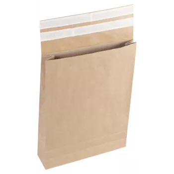 Vereinigte Papierwarenfabriken taittokuoret Classic Double-Fix suljin n. DIN A3 ikkunaton ruskea 8,0 cm taittopohja - FLEXIPAK CLASSIC 2FVMF000514