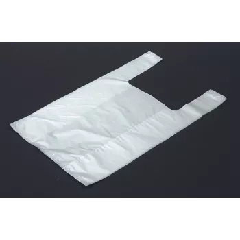 Vereinigte Papierwarenfabriken 1000 T-paitakantokassit valkoinen HDPE 260x120x500 mm 12 µm