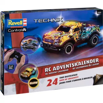 Revell RC-joulukalenteri Christmas Driver 1:20 mittakaava buggy/kuorma-auto