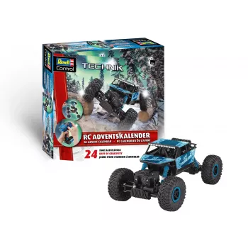 Revell joulukalenteri RC Crawler 1:18 2,4 GHz 4WD itse koottava