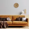 TFA Dostmann 60.3070.01 kvartsiseinäkello 350 mm x 40 mm aito tammipuu