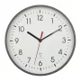 TFA Dostmann 60.3550.10 radio-ohjattu seinäkello 24,5 cm x 4,2 cm harmaa