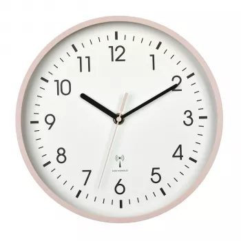 TFA Dostmann 60.3550.16 radio-ohjattu seinäkello 24,5 cm x 4,2 cm pinkki