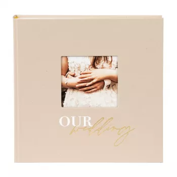 Goldbuch Our Wedding valokuva-albumi 30x31 cm 60 valkoista sivua häät 08038