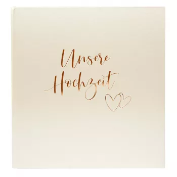 Goldbuch Herzklopfen häävalokuva-albumi 30x31 cm 60 valkoista sivua malli 08174