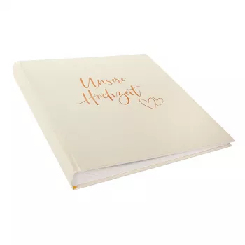Goldbuch Herzklopfen häävalokuva-albumi 30x31 cm 60 valkoista sivua malli 08174