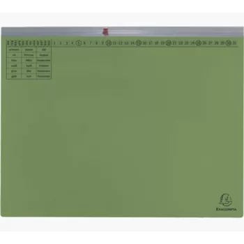 Exacompta 370125B kansio - kartonki - vihreä - 320 g/m² - 265 mm - 316 mm
