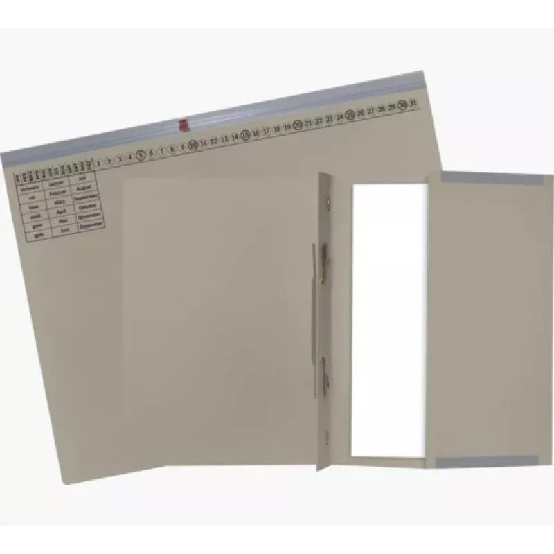 Exacompta 370210B kansio - kartonki - harmaa - 320 g/m² - 265 x 316 mm - A4