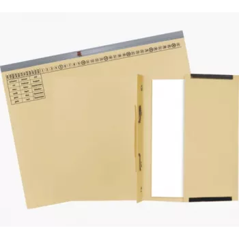 Exacompta 370222B kansio - kartonki - 320 g/m² - 265 x 316 mm - sininen - 1 kpl