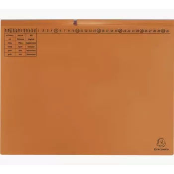 Exacompta 370309B kuminauhakansio - A4 - kartonki 320 g/m² - oranssi