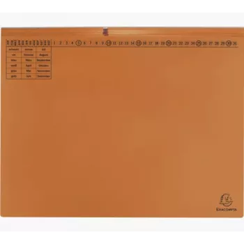 Exacompta 370409B tavanomainen asiakirjakansio - kartonki - oranssi - 320 g/m² - 265 mm - 316 mm