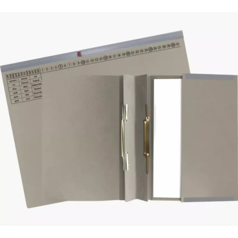 Exacompta 370410B vipukansio A4 80 mm selkä harmaa kartonki 320 g/m²
