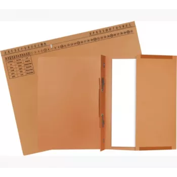 Exacompta 371109B kansio - kartonki - oranssi - 320 g/m² - 265 x 316 mm