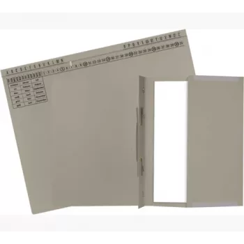 Exacompta 371110B arkistokansio - kartonki - harmaa - 320 g/m² - 265 x 316 mm