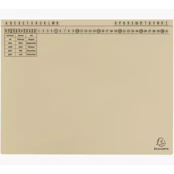 Exacompta 371122B asiakirjakansio - kartonki - 320 g/m² - A4 - sininen - 1 kpl