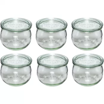 WECK Tulip Jar 580ml 6 kpl:n pakkaus
