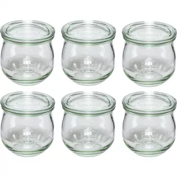 WECK Tulip Jar 370ml 6 kpl:n pakkaus