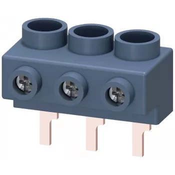 SIEMENS SIRIUS 3RV1915-5A syöttöliitin, 3-napainen, ruuviliitäntä, 690 V, IP20