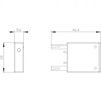 Siemens ylijänniterajoitin 3RT2916-1LM00, varistori, 24 V AC/DC, SIRIUS 3RT2 kontaktoreille kokoluokka S00