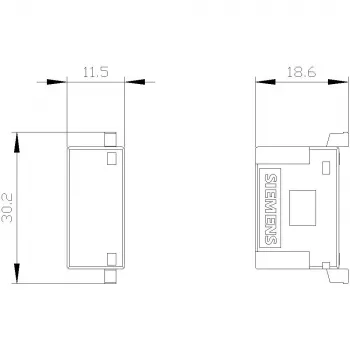 Siemens 3RT2926-1BD00 ylijännitesuoja 127-240V AC 150-250V varistori SIRIUS 3RT2 kontaktoreille