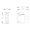 Siemens SIRIUS ACT LED-moduuli integroidulla LEDillä AC/DC 24V valkoinen