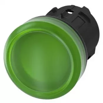Siemens SIRIUS ACT 3SU1001-6AA40-0AA0 vihreä LED-merkkivalo 22mm pyöreä 24V AC/DC ruuviliitäntä