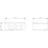 Siemens SIRIUS 3RT2 liitinsuojus runkoliittimille 3-napainen 3RT29364EA2