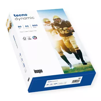 Papyrus Dynamic Tecno A4 kopiopaperi 80 g/m² valkoinen 500 arkkia