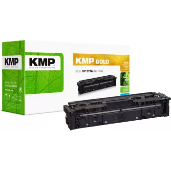 KMP Gold -värikasetti HP 219A W2191A syaani uudelleenvalmistettu