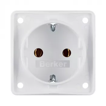 Berker W.1 pinta-asennettava suko-pistorasia IP44 polarvalkoinen 250V 16A