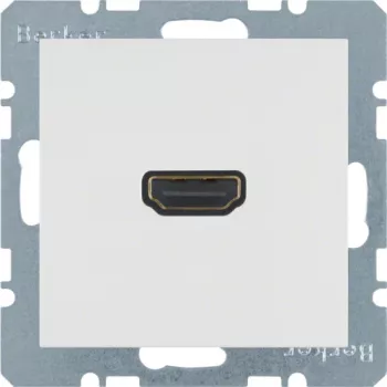 Berker 3315438989 HDMI-moduuli, valkoinen