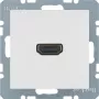 Berker 3315438989 HDMI-moduuli, valkoinen