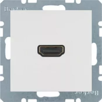 Berker 3315438989 HDMI-moduuli, valkoinen