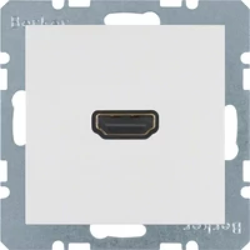 Berker 3315438989 HDMI-moduuli, valkoinen