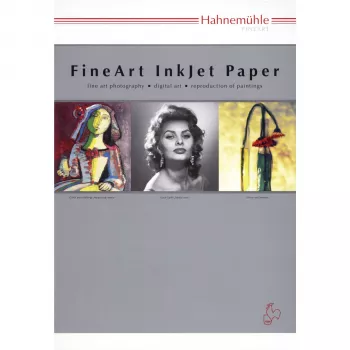 Hahnemühle Photo Rag White A4 188 gsm, 25 arkkia Fine Art mustesuihkupaperi