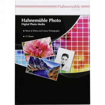 Hahnemühle Digital FineArt Photo Luster - Gloss - 265 mikronia - kirkkaanvalkoinen - A4 (210 x 297 mm) - 25 arkkia