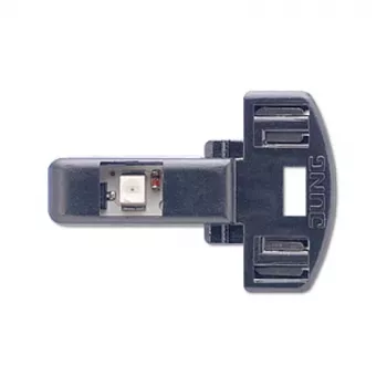 JUNG 90-LED BL LED-valoyksikkö, valkoinen LED, musta kotelo, kytkinohjelmiin 506 U, 507 U, 502 U, 806 W, 807 W, 802 W, 806 NAW, 606 W, 607 W, 602 W, 606 NAW, 506 KOU, 502 KOU