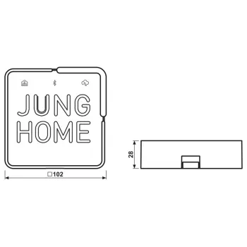 JUNG BTSGATEWAY JUNG HOME -yhdyskäytävä (BTSGATEWAY)