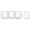 JUNG SCHUKO pistorasia 3-osainen 16A 250V 8230 NAW Alpine White