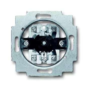 Busch-Jaeger 2723 U yleissarjakytkin, 2-napainen, 10 AX, 250 V AC, uppoasennus, metallic, 6415/24
