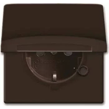Busch-Jaeger 2064-0-0291 -Schuko-pistorasia CEE 7/3 2P+E IP44 ruskea 250V 16A pinta-asennus