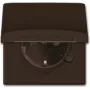 Busch-Jaeger 2064-0-0291 -Schuko-pistorasia CEE 7/3 2P+E IP44 ruskea 250V 16A pinta-asennus