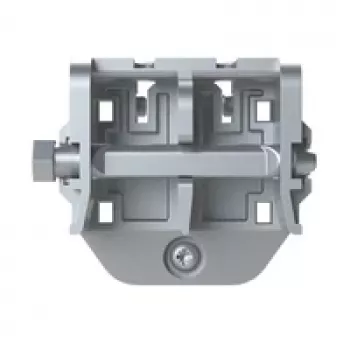Striebel & John ABB TZ604 asennuskisko - alumiini - harmaa - 65x45 mm - 2000 mm