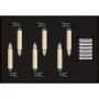 Krinner Superlight Bavaria Mini Flame 6 kpl:n setti Ivory