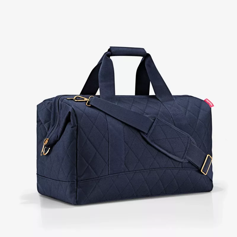 Reisenthel Allrounder L matkalaukku Rhombus Midnight Gold, 30L, sininen