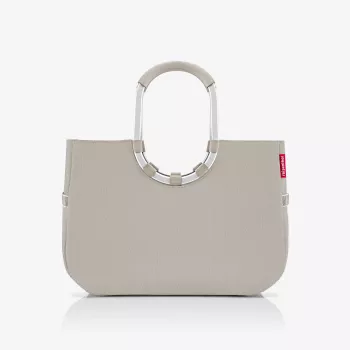 Reisenthel Loopshopper L Herringbone Sand -ostoskassi