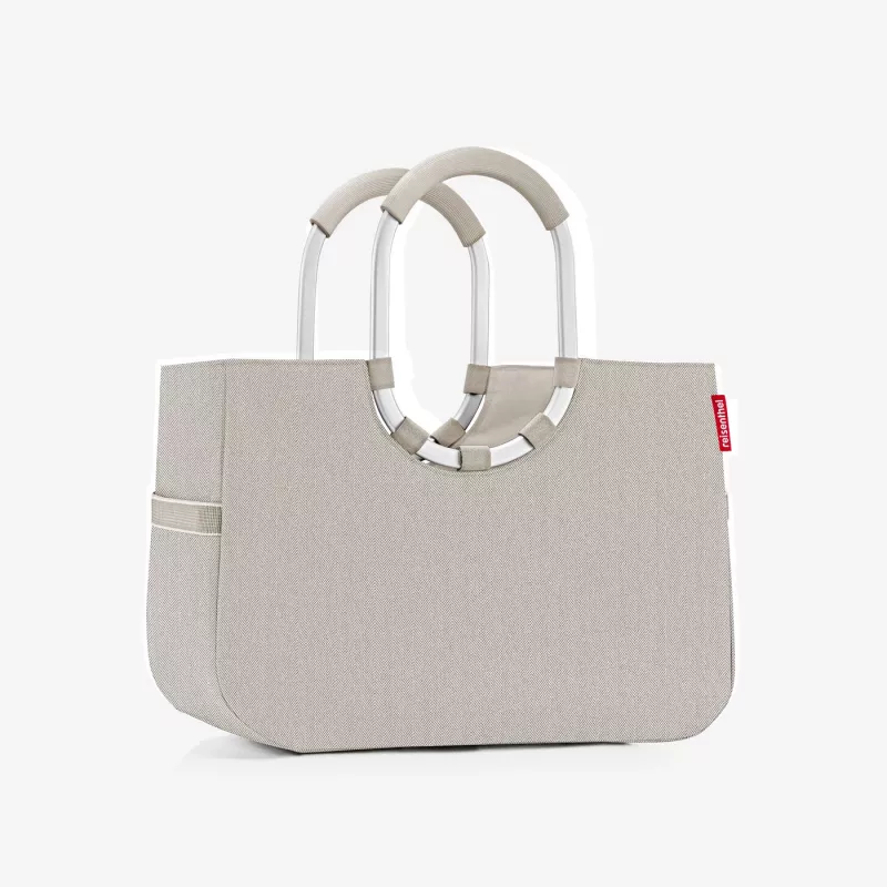 Reisenthel Loopshopper L Herringbone Sand -ostoskassi
