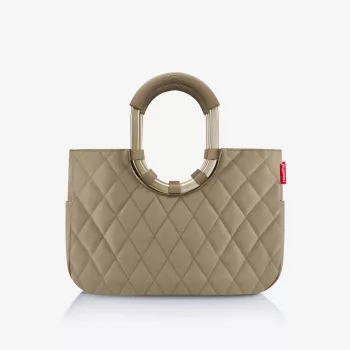 Reisenthel loopshopper M Frame Rhombus -ostoskori oliivi (OS5047)